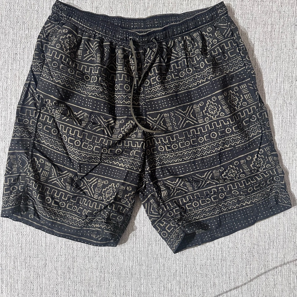 Saxx Cannonball 2N1 Long Shorts - Black and Gray